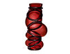 Vase Vanessa Mitrani COLORS Chain Ring Black Contemporary / Modern
