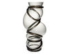 Vase Vanessa Mitrani COLORS Chain Ring Black Contemporary / Modern