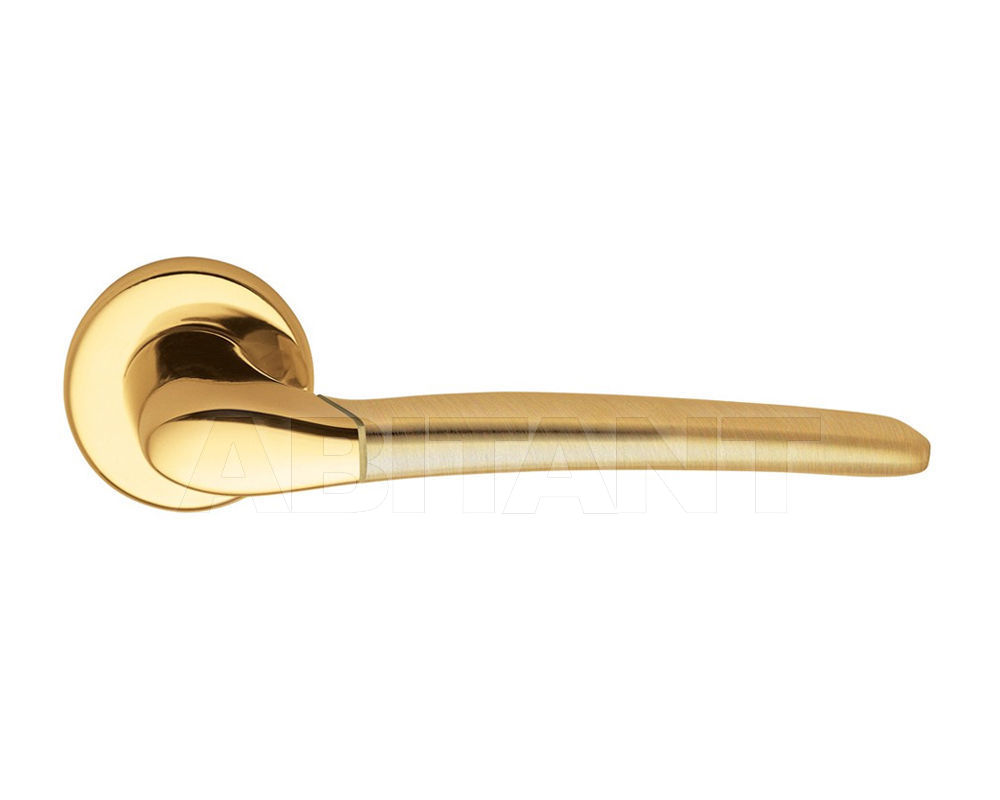 Buy Door handle Valli Handles 2012 H 1018 R8 Gold/ gold satin