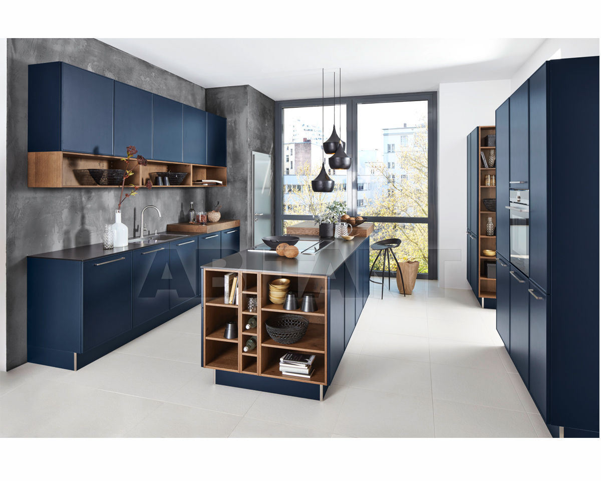 Kitchen Fixtures Dark Blue Nolte Kuechen Carisma Lack Deep Blue
