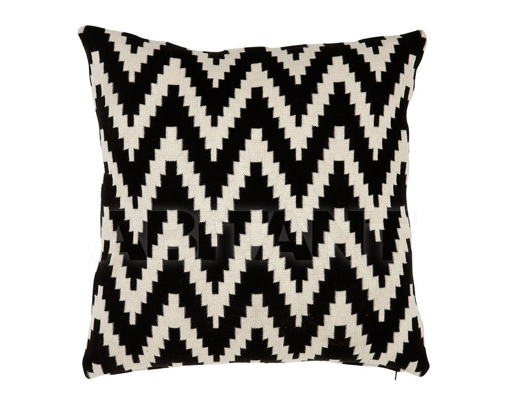 Pillow Abstract Chevron Black Eichholtz 107197 Buy Order