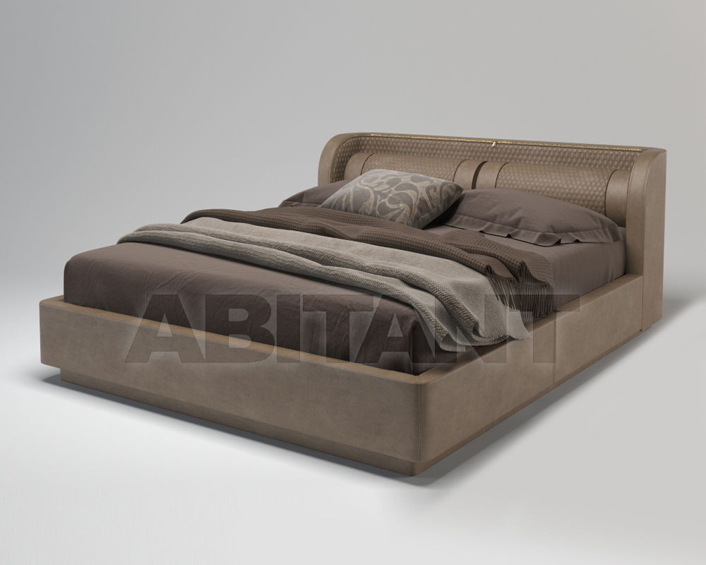 Bed Bellini Light Brown Vittoria Frigerio By Frigerio Poltrone E