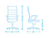 Needlework chair Tecnoarredo srl Poltrone Direzionali TST505 Contemporary / Modern
