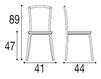 Chair Target Point Giorno SE132 0181 Art Deco / Art Nouveau