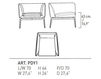 Сhair PADY Alivar Brilliant Furniture PDY1 2 Contemporary / Modern