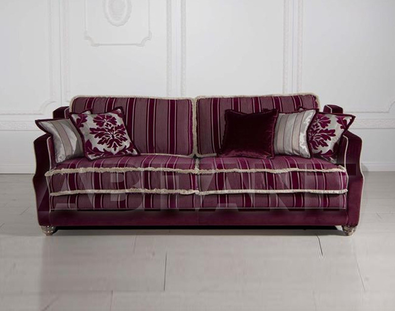 Sofa Canterbury Burgundy Mantellassi Canterbury Divano 3 Posti Red