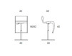 Bar stool Yumi COM.P.AR Stools 605 2 Contemporary / Modern