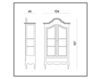 Glass case PALLAS Tonin Casa Arc En Ciel 1493 Classical / Historical 