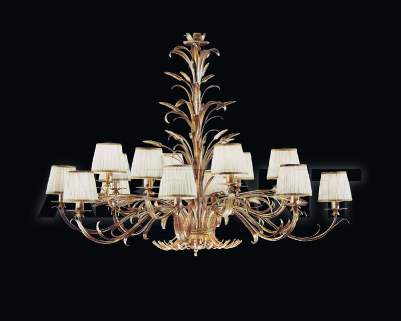 Сhandelier L 13598/8+8 CP price on request Buy Сhandelier Renzo del Ventisette & C. S.A.S Con Paralumi L 13598/8+8 CP