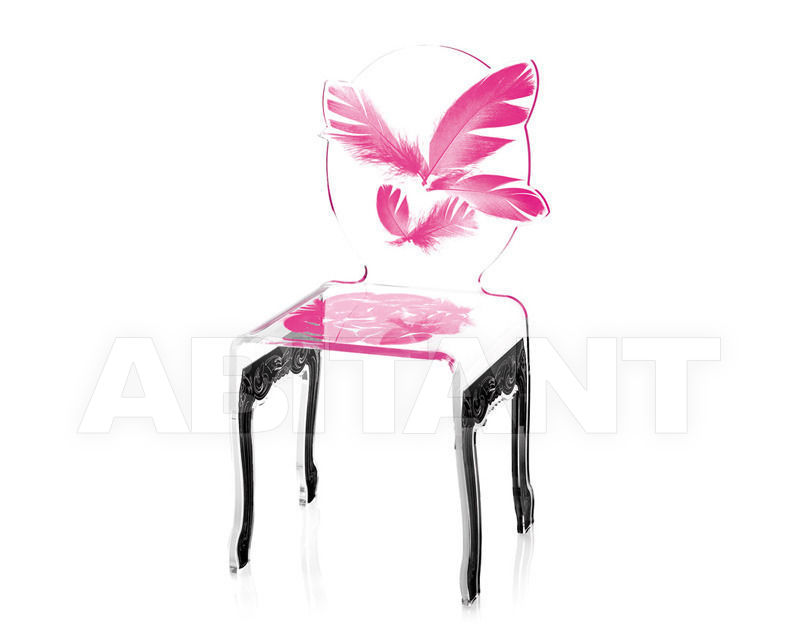 Buy Chair Acrila Plume Feather chair pink
