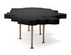 Coffee table Christopher Guy 2014 76-0260 Black Lacquer/Italian Silver Art Deco / Art Nouveau