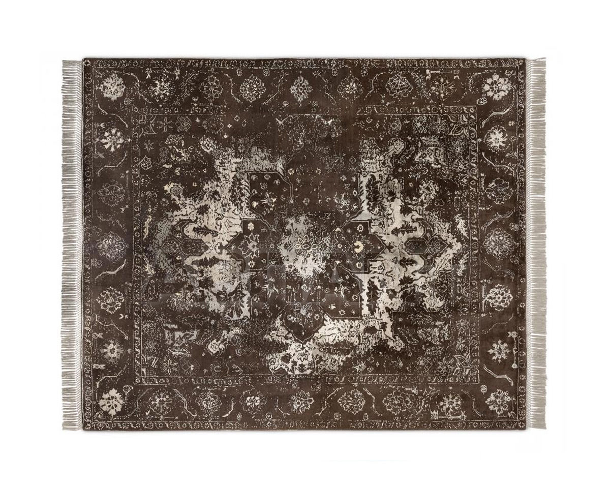 Buy Modern carpet Rug Star Persia/rajasthan Rajasthan No. 05 | SilverToffee on NaturalBrown | SilkFringes 